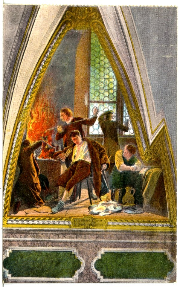 21951-Meißen-1921-Gemälde im Schloß Albrechtsburg-Brück & Sohn Kunstverlag