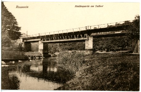 21428-Roßwein-1919-Brücke am Talbad-Brück & Sohn Kunstverlag