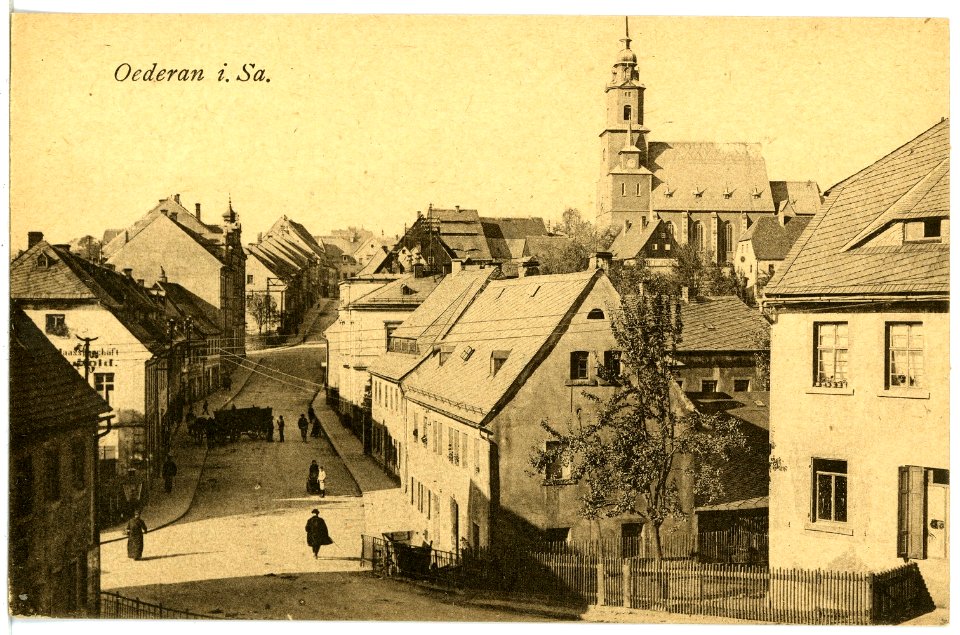 21619-Oederan-1920-Blick auf Oederan-Brück & Sohn Kunstverlag