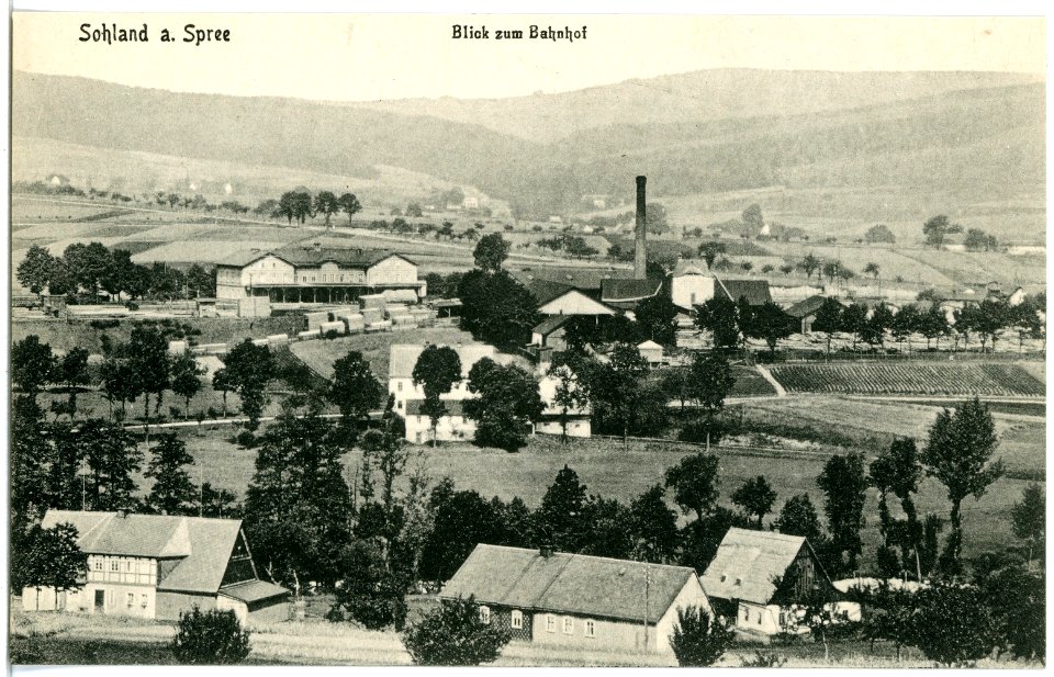 19509-Sohland-1915-Blick zum Bahnhof-Brück & Sohn Kunstverlag