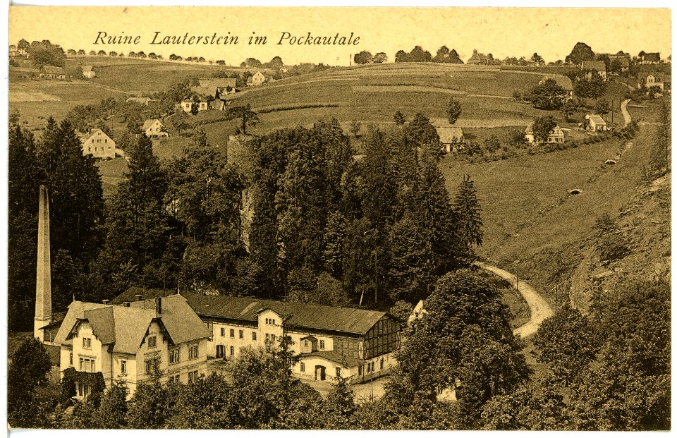 21705-Pockau-1920-Ruine Lauterstein-Brück & Sohn Kunstverlag