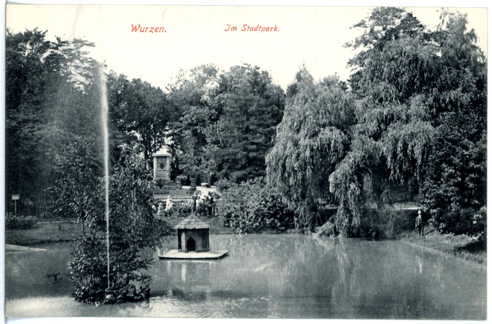 19482-Wurzen-1915-Stadtpark-Brück & Sohn Kunstverlag