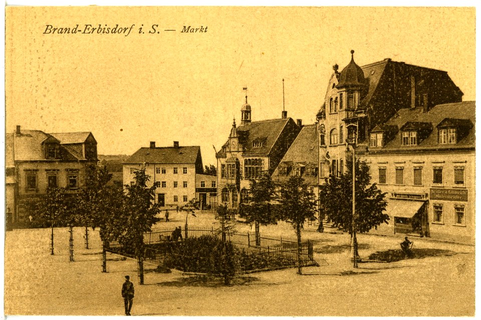 21858-Brand-Erbisdorf-1921-Markt-Brück & Sohn Kunstverlag