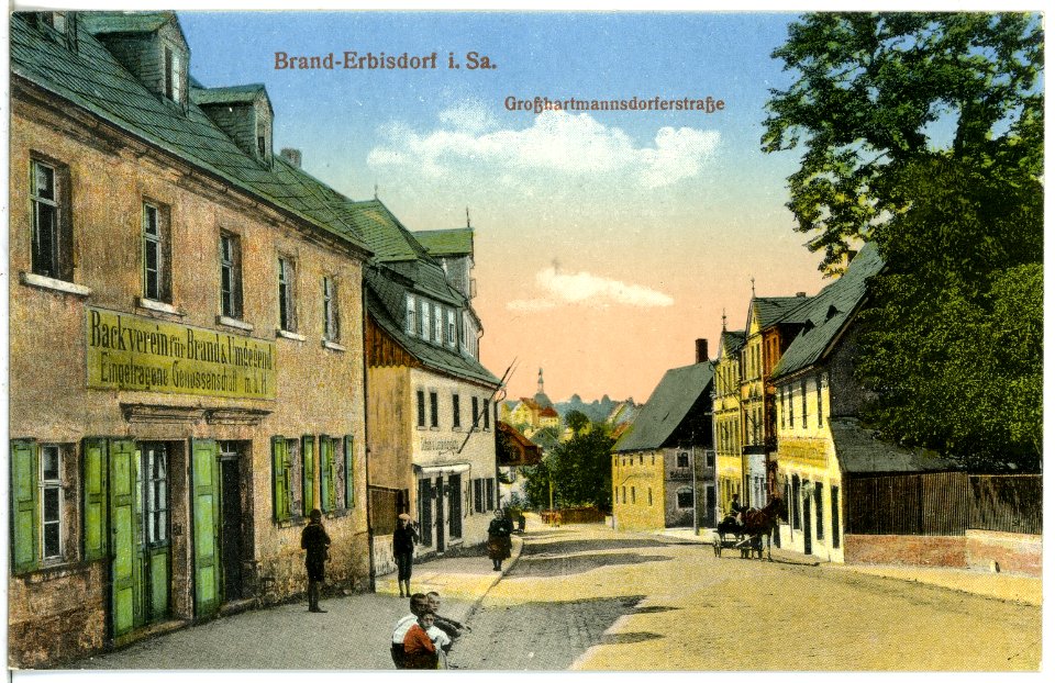 21865-Brand-Erbisdorf-1921-Großhartmannsdorfer Straße-Brück & Sohn Kunstverlag
