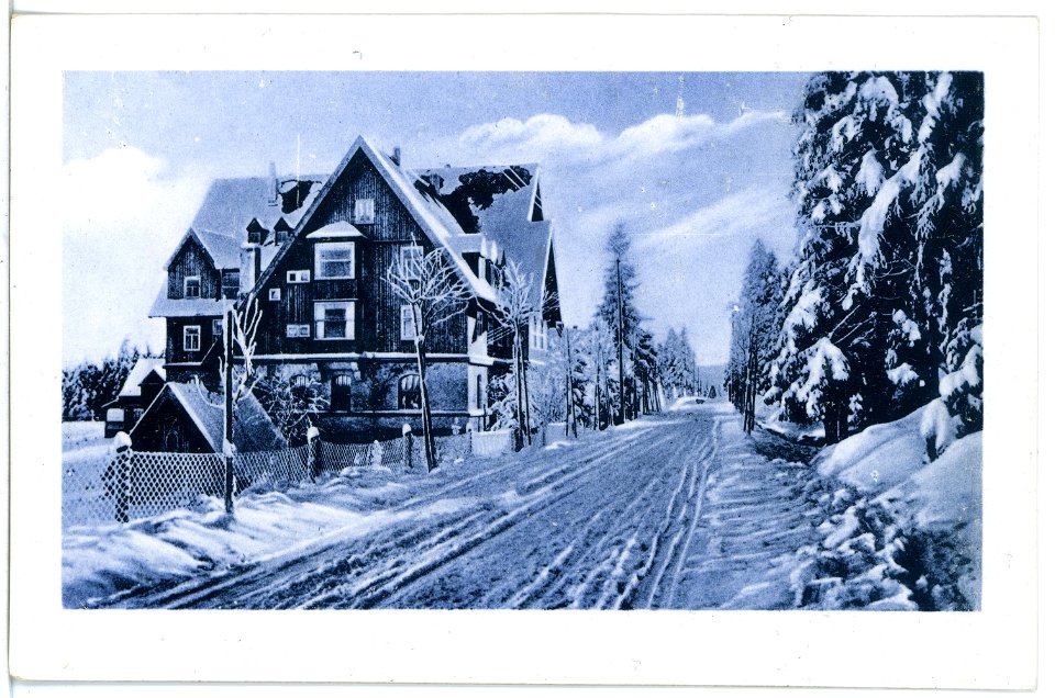 21434-Oberbärenburg-1920-Berghotel im Winter-Brück & Sohn Kunstverlag