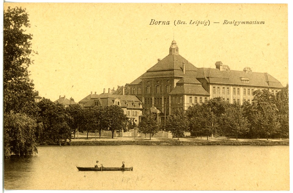 21665-Borna-1920-Realgymnasium-Brück & Sohn Kunstverlag