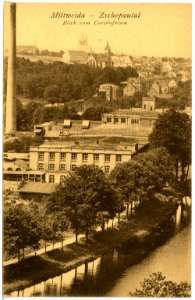 21821-Mittweida-1921-Blick vom Carolafelsen auf Mittweida-Brück & Sohn Kunstverlag