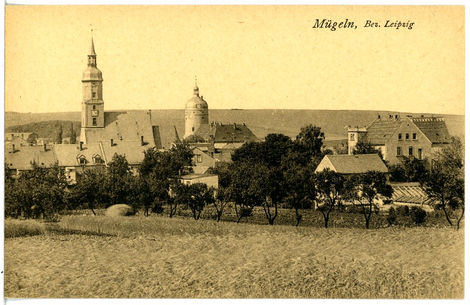 21535-Mügeln-1920-Blick auf Mügeln-Brück & Sohn Kunstverlag