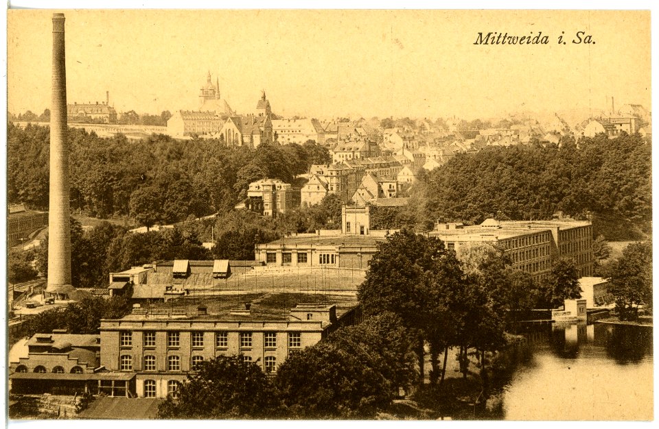 21832-Mittweida-1921-Blick auf Mittweida-Brück & Sohn Kunstverlag