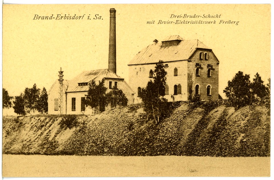 21862-Brand-Erbisdorf-1921-Drei-Bruder-Schacht-Brück & Sohn Kunstverlag