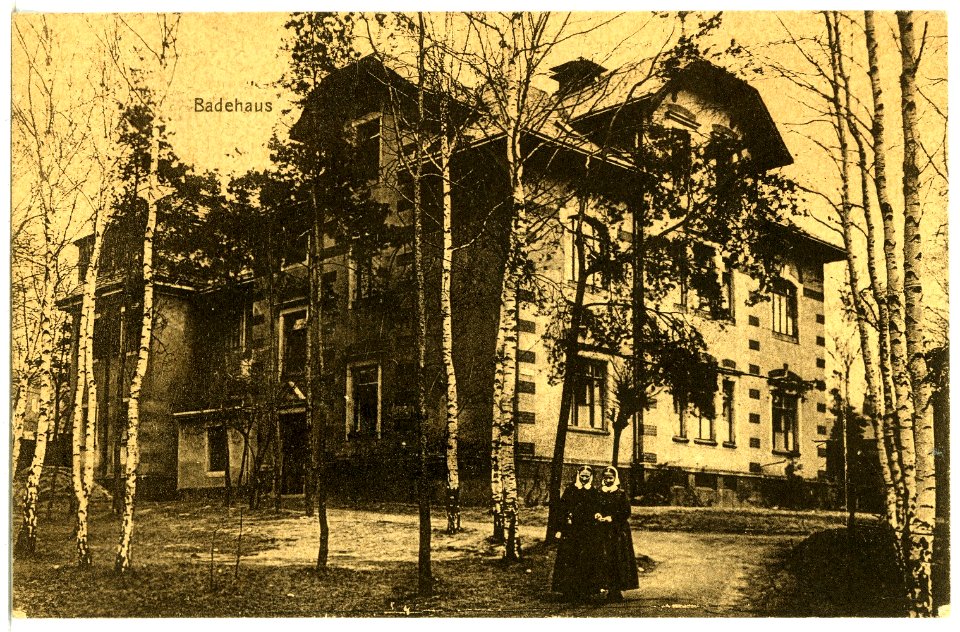 21675-Coswig-1920-Heilstätte Lindenhof, Badehaus-Brück & Sohn Kunstverlag
