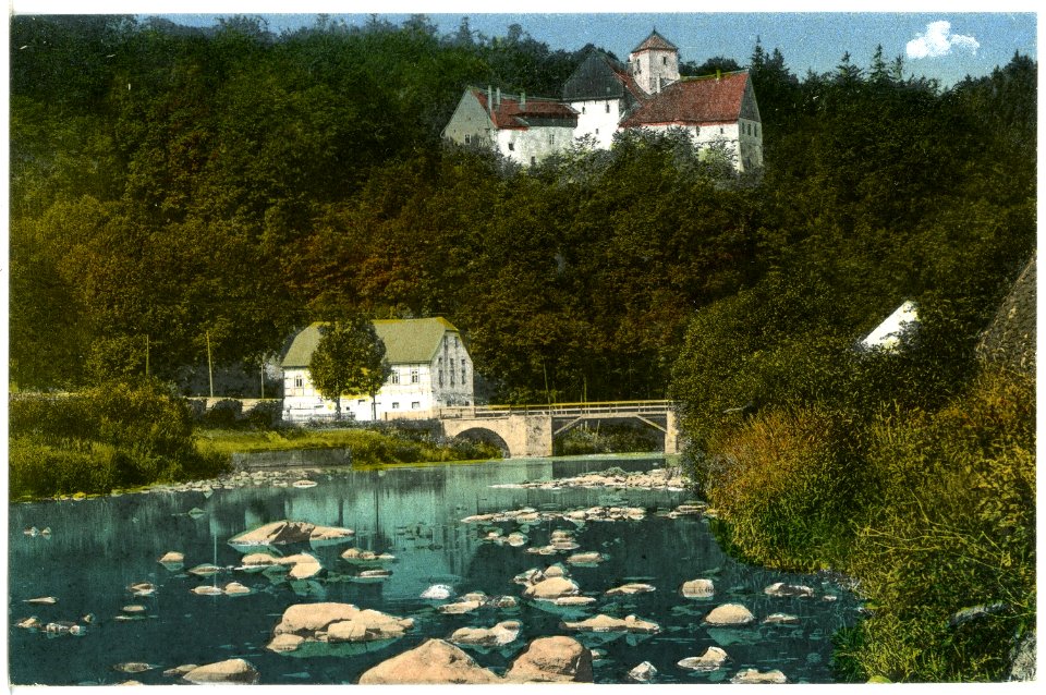 21080-Lengefeld-1918-Schloß Rauenstein-Brück & Sohn Kunstverlag