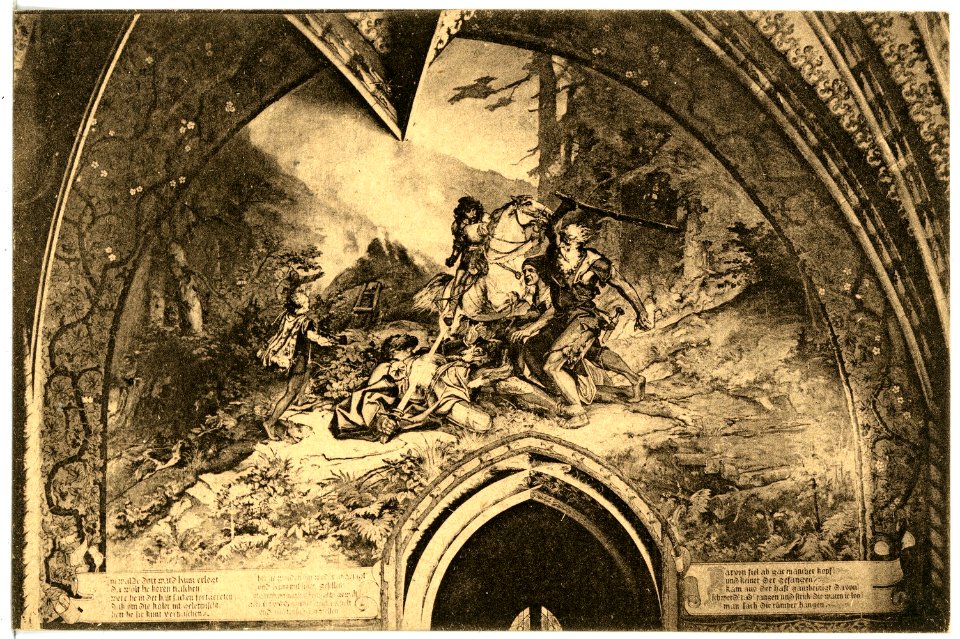 21687-Meißen-1920-Inneres der Albrechtsburg - Befreiung der Prinzen-Brück & Sohn Kunstverlag