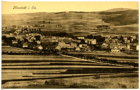 21751-Neustadt-1920-Blick auf Neustadt-Brück & Sohn Kunstverlag