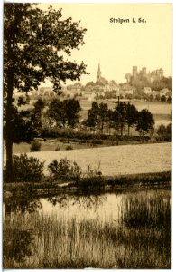 21755-Stolpen-1920-Blick auf Stolpen-Brück & Sohn Kunstverlag