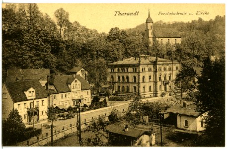 21714-Tharandt-1920-Blick auf Tharandt-Brück & Sohn Kunstverlag