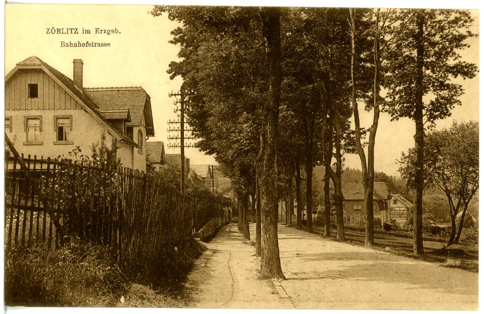 21099-Zöblitz-1918-Bahnhofstraße-Brück & Sohn Kunstverlag
