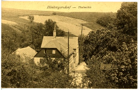 21710-Hintergersdorf-1920-Talmühle-Brück & Sohn Kunstverlag