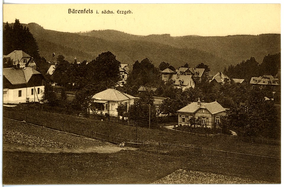 21795-Bärenfels-1920-Blick auf Bärenfels-Brück & Sohn Kunstverlag