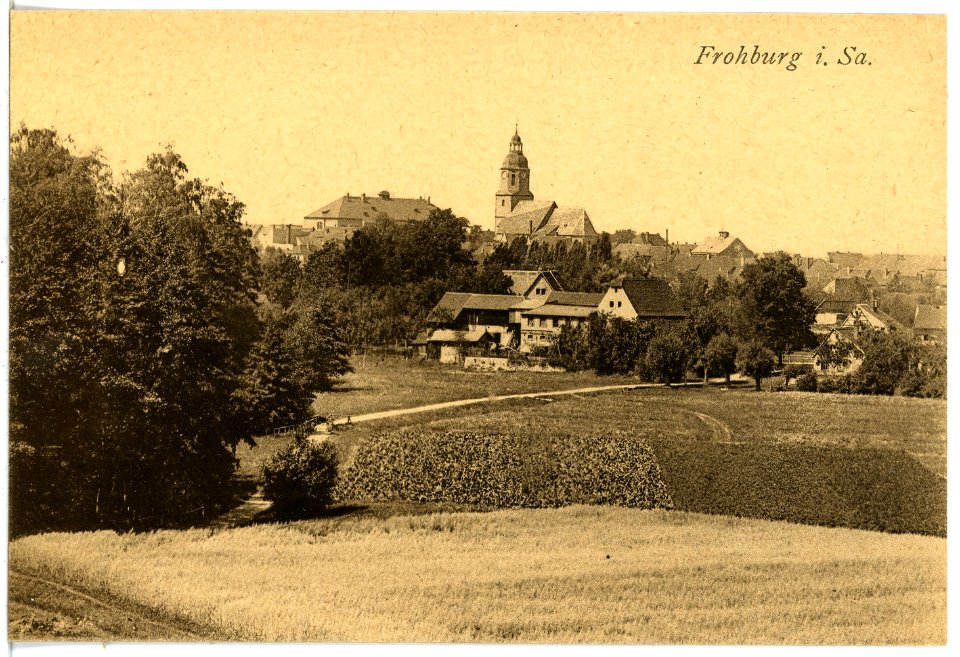 21658-Frohburg-1920-Blick auf Frohburg-Brück & Sohn Kunstverlag