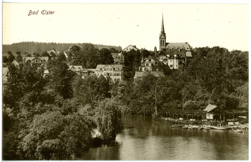 20617-Bad Elster-1917-Blick auf Bad Elster-Brück & Sohn Kunstverlag
