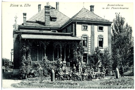21730-Riesa-1920-Beamtenheim-Brück & Sohn Kunstverlag