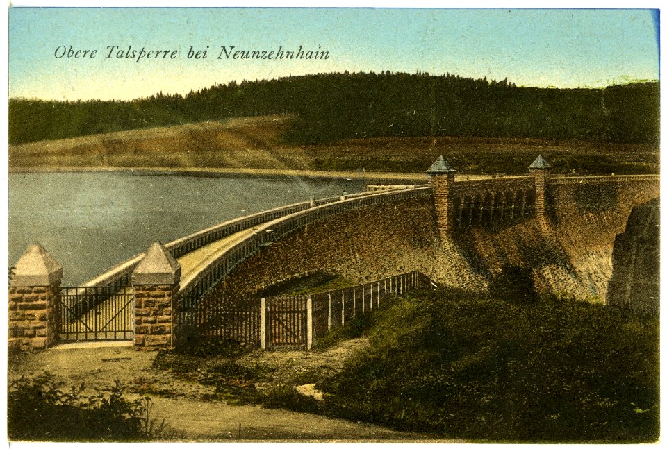 21068-Neunzehnhain-1918-Obere Talsperre-Brück & Sohn Kunstverlag