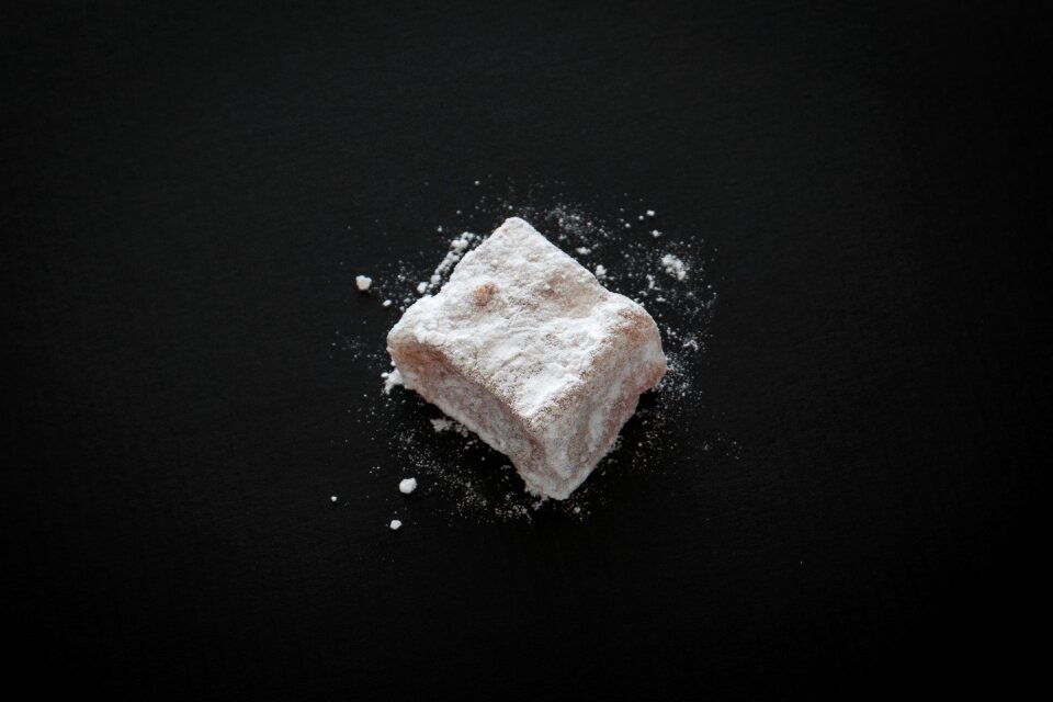 Dessert white tasty