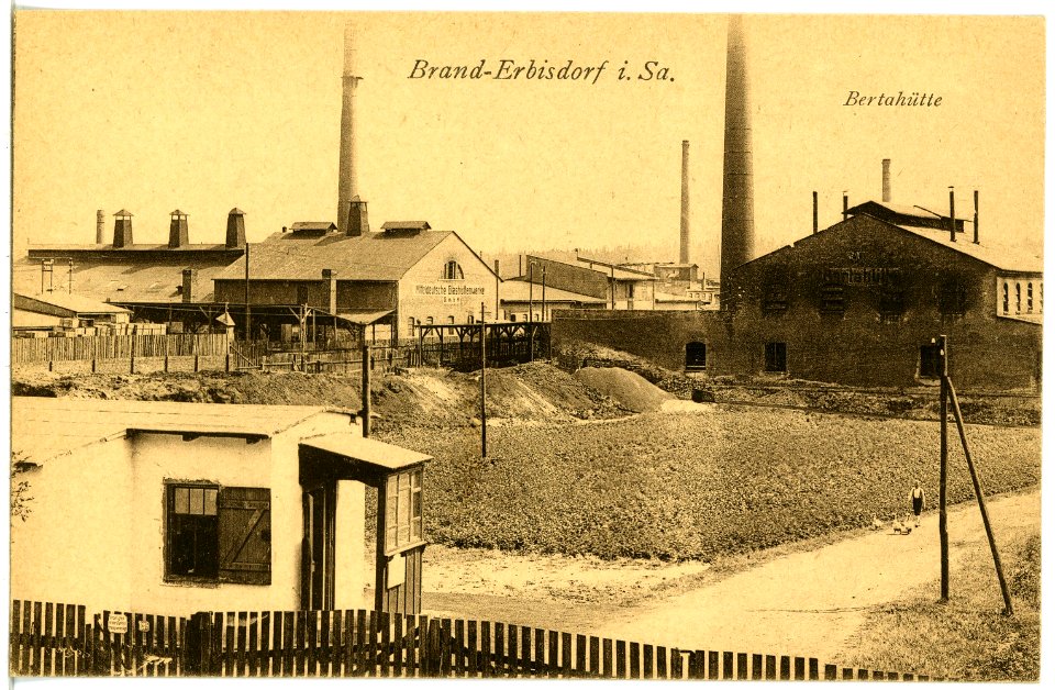 21867-Brand-Erbisdorf-1921-Berthahütte-Brück & Sohn Kunstverlag