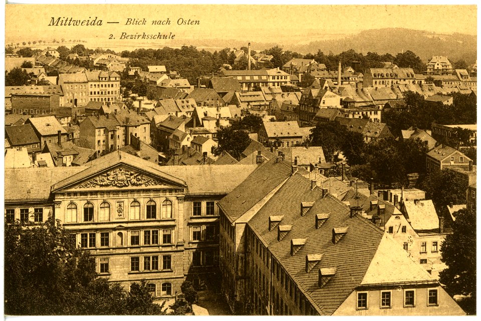 21855-Mittweida-1921-Blick auf Mittweida nach Osten-Brück & Sohn Kunstverlag