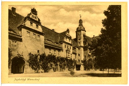 21679-Wermsdorf-1920-Jagdschloß-Brück & Sohn Kunstverlag