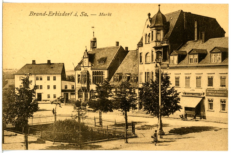 21861-Brand-Erbisdorf-1921-Markt-Brück & Sohn Kunstverlag
