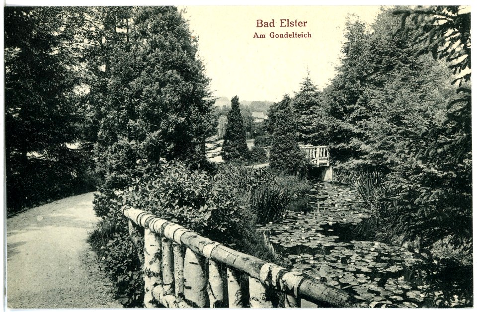 20623-Bad Elster-1917-Am Gondelteich-Brück & Sohn Kunstverlag