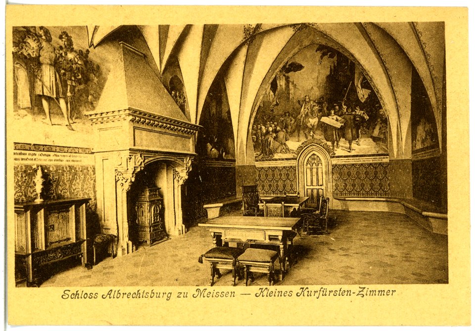 21690-Meißen-1920-Albrechtsburg - Kleines Kurfürstenzimmer-Brück & Sohn Kunstverlag