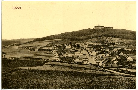 21474-Zbiroh-1920-Blick auf Zbiroh-Brück & Sohn Kunstverlag