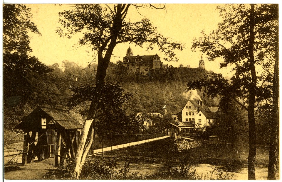 21647-Rochsburg-1920-Schwankender Weg-Brück & Sohn Kunstverlag