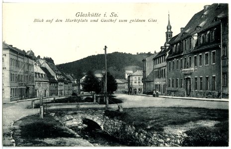 20873-Glashütte-1918-Markt-Brück & Sohn Kunstverlag