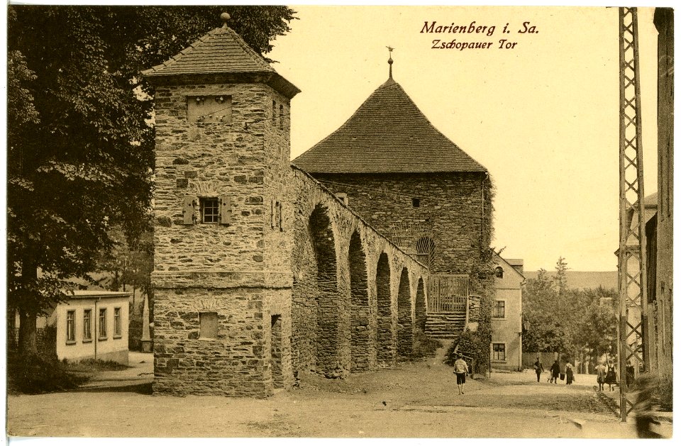21470-Marienberg-1920-Zschopauer Tor-Brück & Sohn Kunstverlag