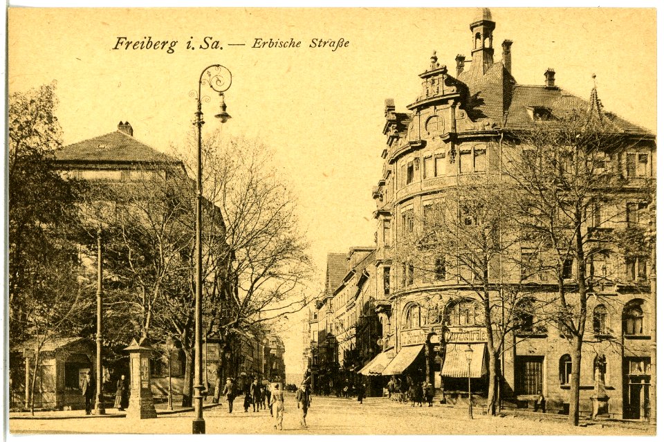 21611-Freiberg-1920-Erbische Straße-Brück & Sohn Kunstverlag
