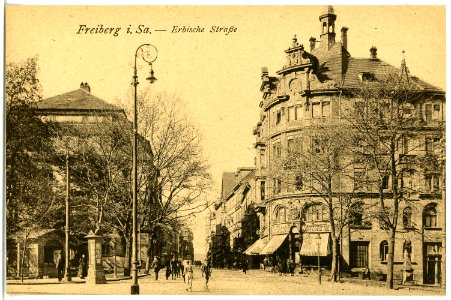 21611-Freiberg-1920-Erbische Straße-Brück & Sohn Kunstverlag