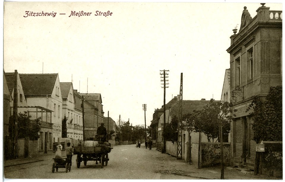 20653-Zitzschewig-1917-Meißner Straße-Brück & Sohn Kunstverlag