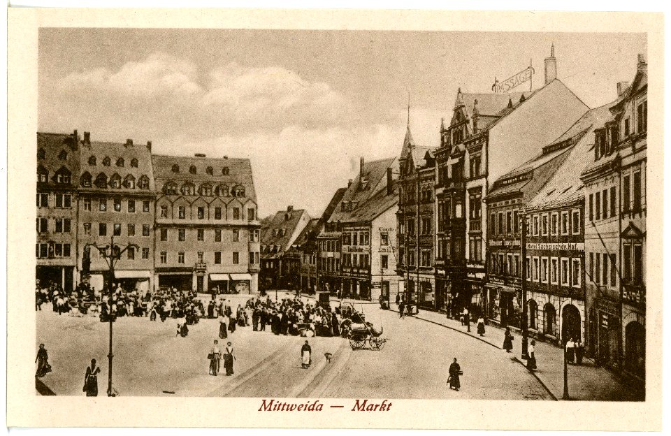 20852-Mittweida-1918-Markt-Brück & Sohn Kunstverlag