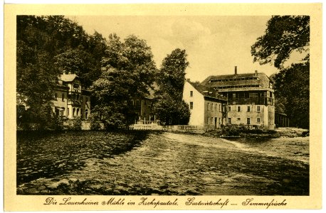 21896-Lauenhain-1921-Lauenhainer Mühle Restaurant-Brück & Sohn Kunstverlag