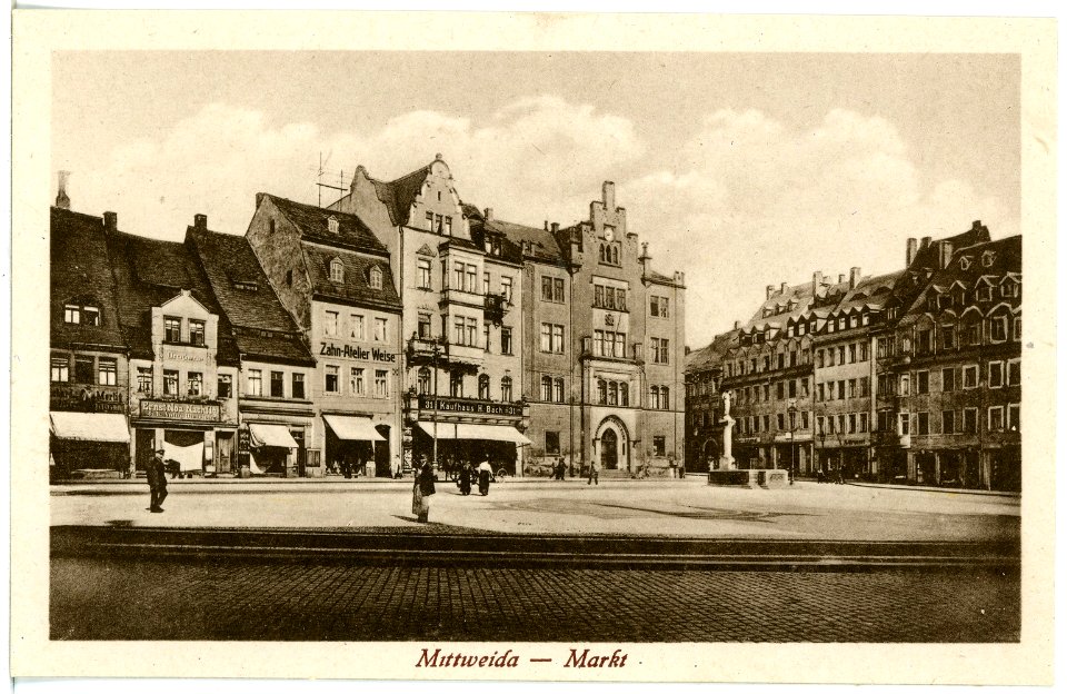 20855-Mittweida-1918-Markt-Brück & Sohn Kunstverlag