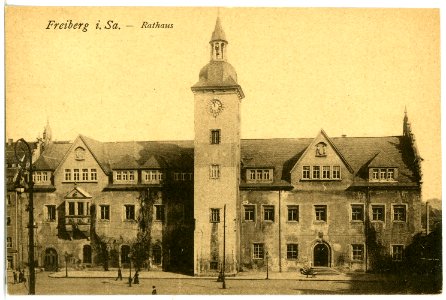 21614-Freiberg-1920-Rathaus-Brück & Sohn Kunstverlag