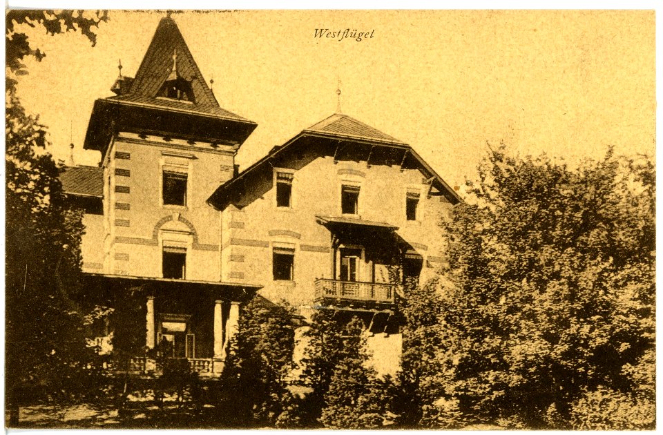 21717-Coswig-1920-Heilstädte Lindenhof, Westflügel-Brück & Sohn Kunstverlag