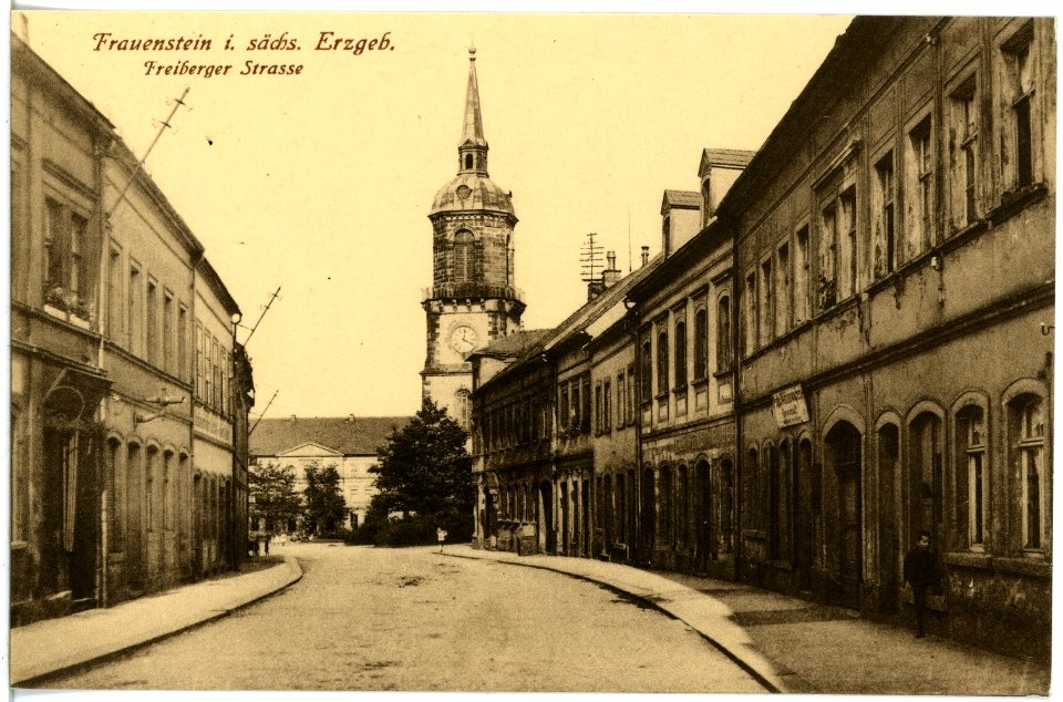 21019-Frauenstein-1918-Freiberger Straße-Brück & Sohn Kunstverlag