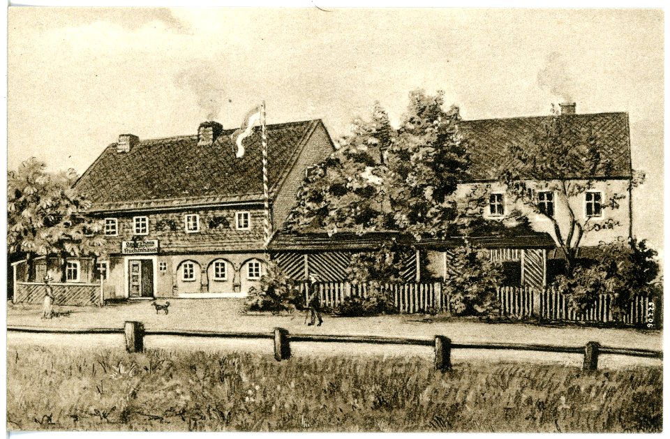 20657-Kleindöbschütz-1917-Gasthaus "Zum Kuchenhäusl"-Brück & Sohn Kunstverlag