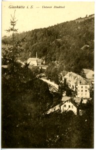 20721-Glashütte-1917-Unterer Stadtteil-Brück & Sohn Kunstverlag