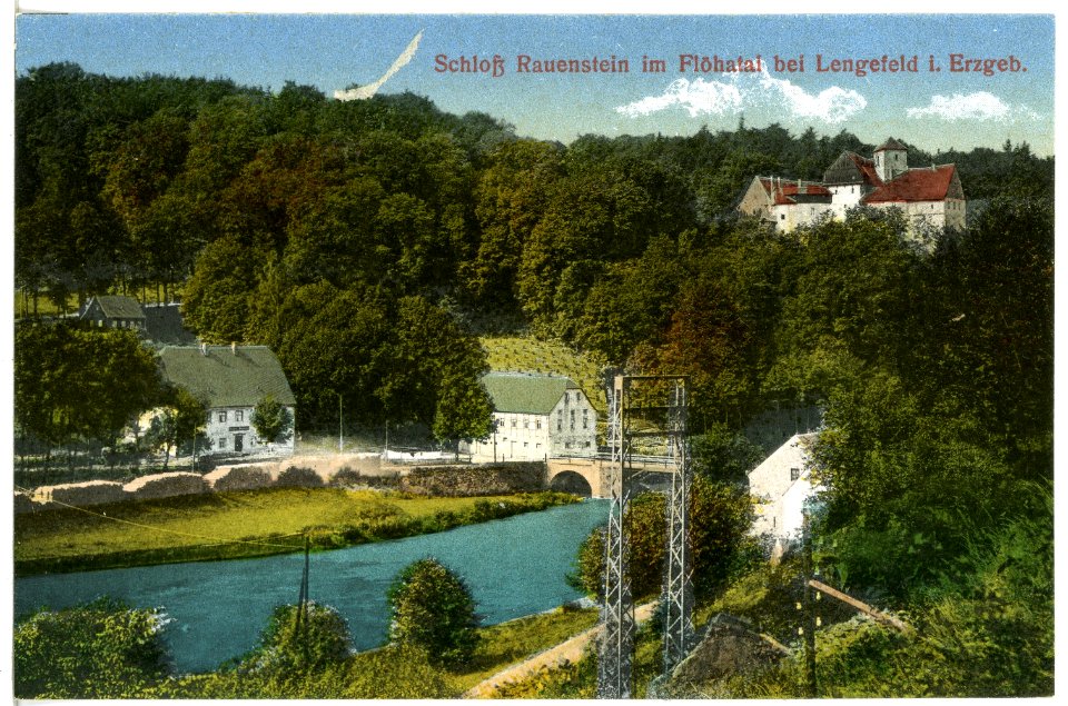 21087-Lengefeld-1918-Schloß Rauenstein-Brück & Sohn Kunstverlag